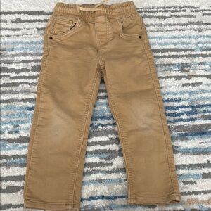 Cat & Jack Tan Casual Bottoms with Straight Leg Fit